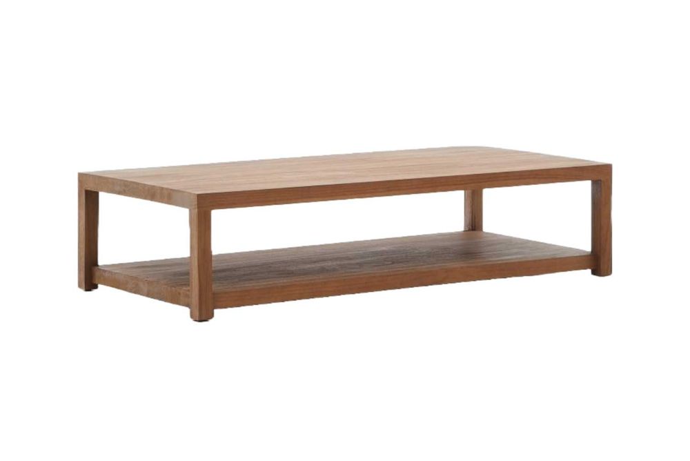 Nowoczesny stolik kawowy SASHI - Kave Home Lite Drewno Tekowe