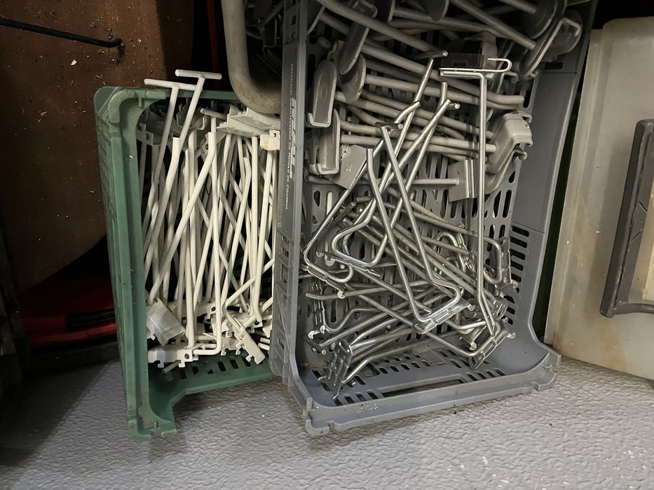 Ganchos Preçários para lojas , etc... 33cm ou 30cm comprimento