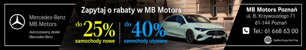 MB Motors Poznań Autoryzowany Dealer Mercedes-Benz Samochody Używane Mercedes-Benz Certified top banner