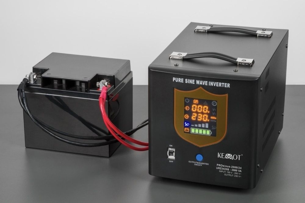 Аварійне джерело живлення Kemot PROsinus 2000 ДБЖ 24 В/230 В 2000 ВА/1