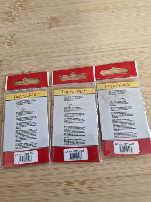 Wahadłówki Lucky John 1.5 g -3 sztuki