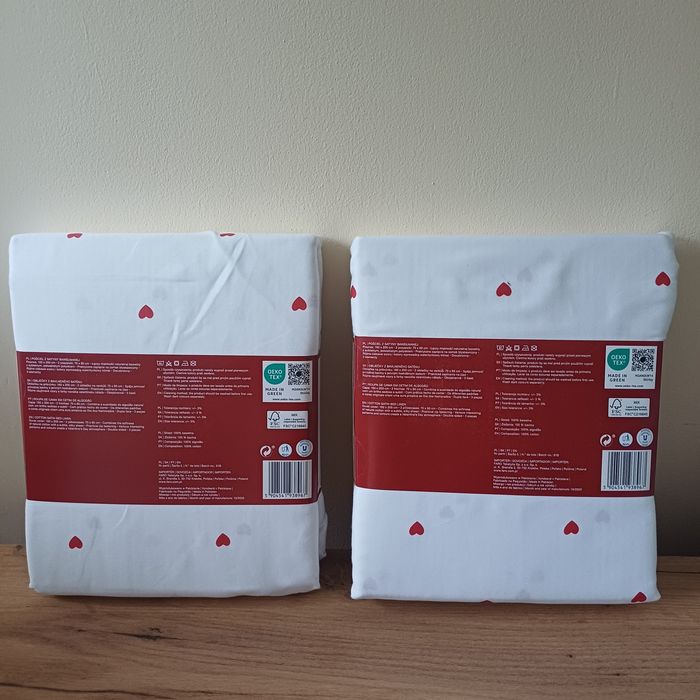 Pościel bawełniana walentynkowa 160x200