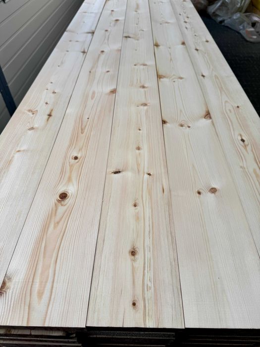 Deska podłogowa sosna skandynawska 34x148 stropo-podłoga szalówka