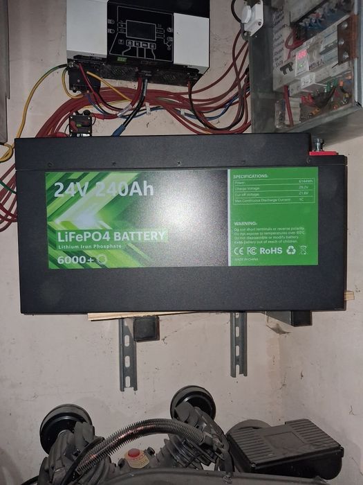 Батарея літійферум 24 вольт240аг