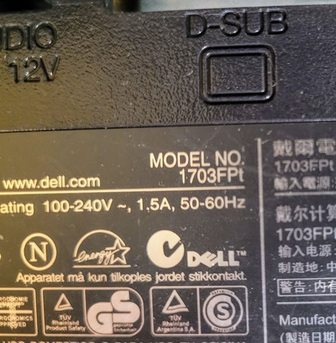 Monitor komputerowy Dell