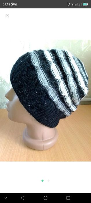 Шапка ангора зимова