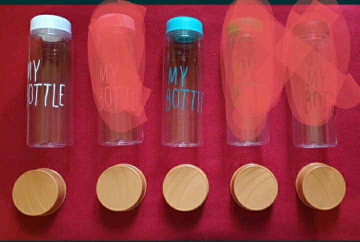 Пляшка + стаканчик ( пластик)