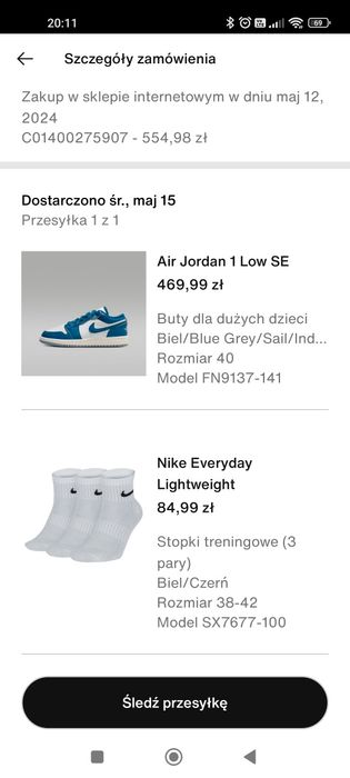 Buty Nike Air Jordan Low rozm. 40!