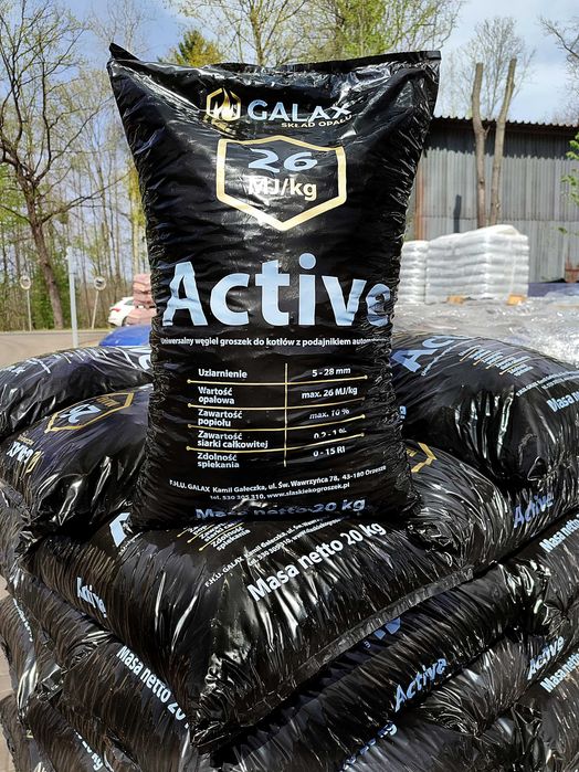 Groszek Active 26Mj/kg, w ofercie Orzech, Miał, Koks, Pellet