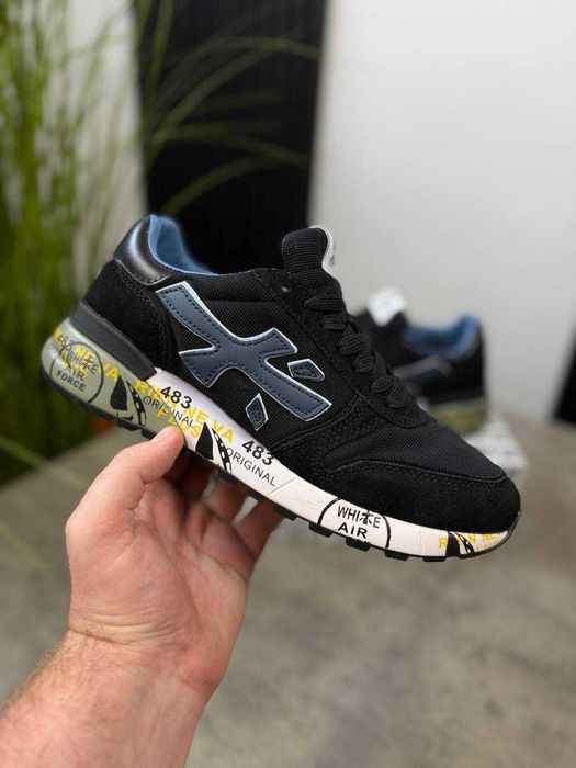 Нові Чоловічі кросівки Premiata Black Blue (41-45)