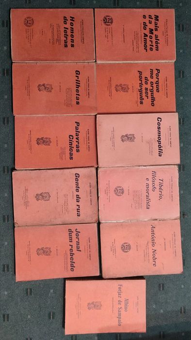 Lote 11 Livros de Albino Forjaz de Sampaio