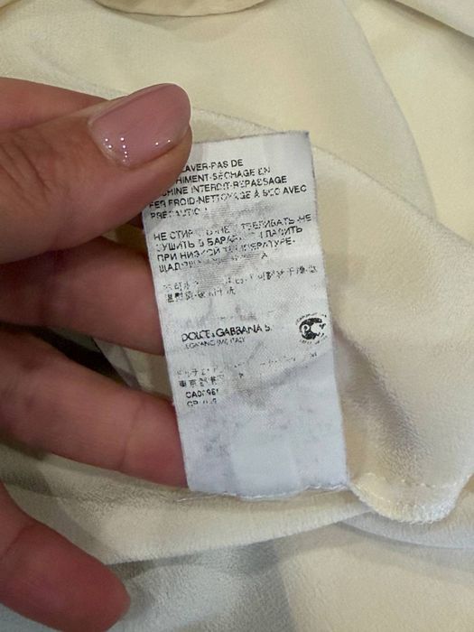 Dolce&Gabbana шовкова блуза