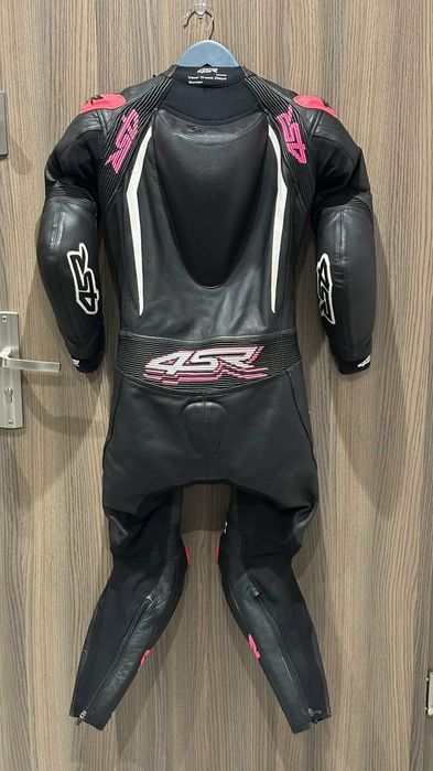 Kombinezon skórzany 4SR RR  Lady Pink roz. 34