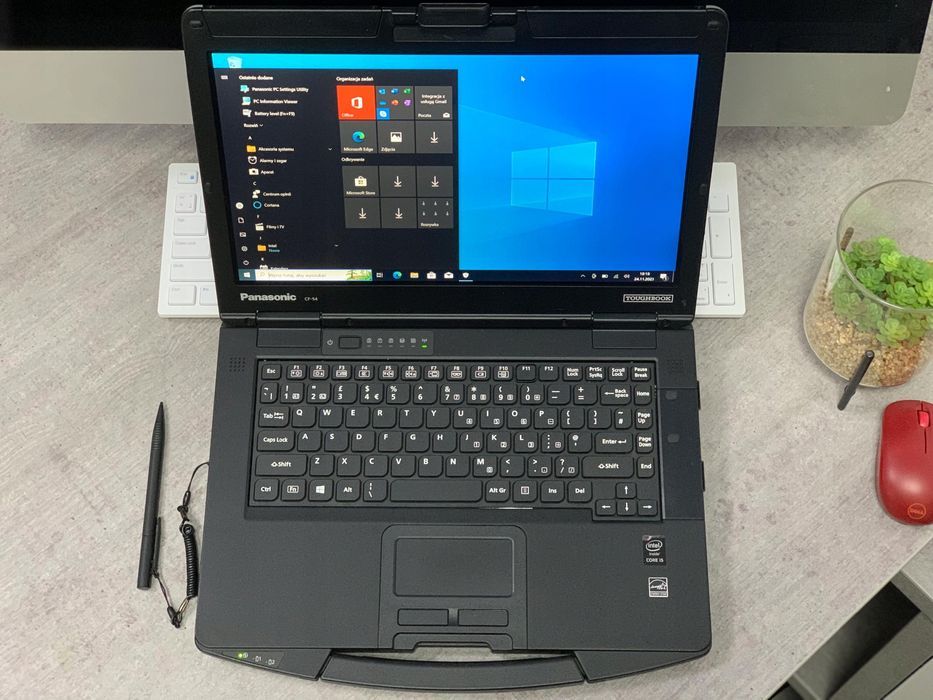 Pancerny Panasonic CF-54 i5-5300u 8GB 256SSD FHD DOTYK do Warsztatu