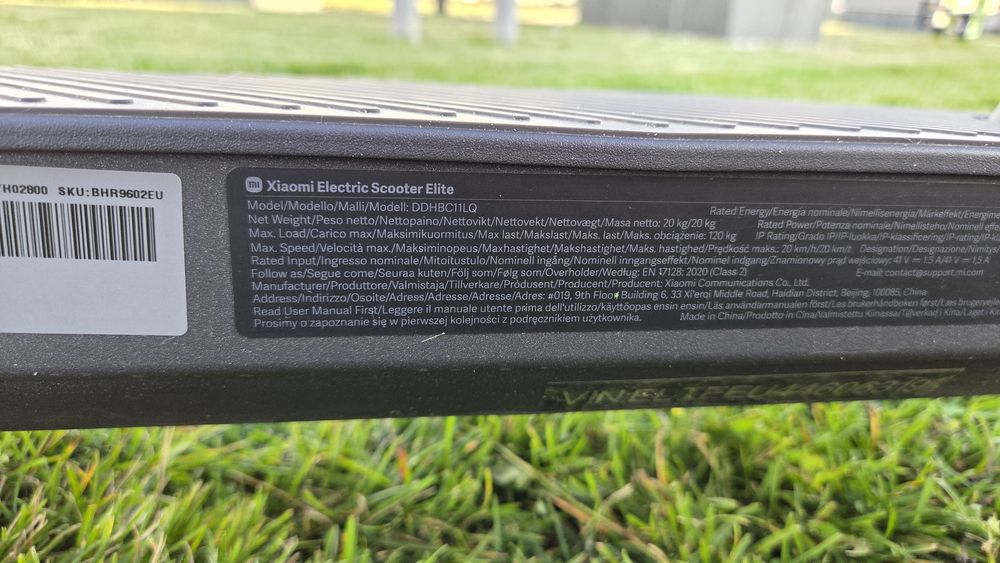 Xiaomi Electric Scooter Elite