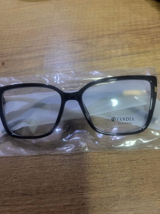 Okulary zerowki granatowe i zlote