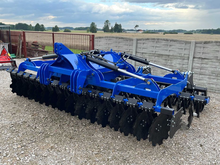 Brona talerzowa talerzówka hydrauliczna składana 4m 5m // Woj-Tech