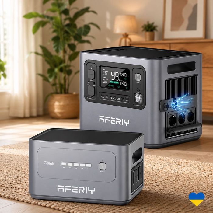 ‼️В НАЯВНОСТІ‼️ Додаткова батарея AF-P280-B до зарядної станції Aferiy P280, 2048Wh