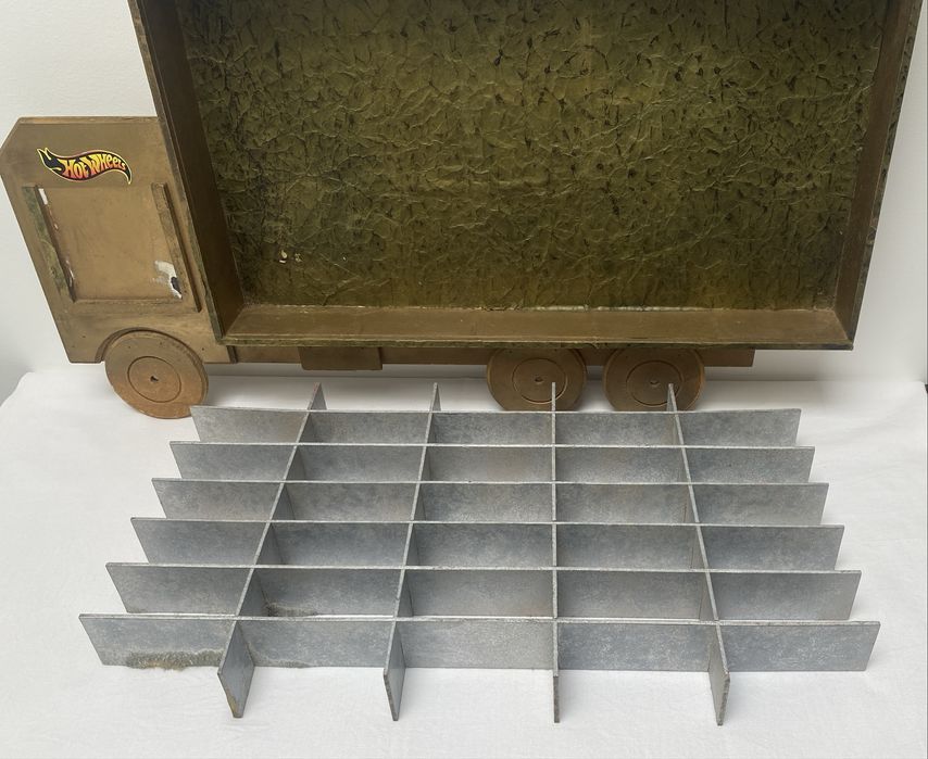 Display garagem estacionamento carros Hot Wheels 1:64 vintage