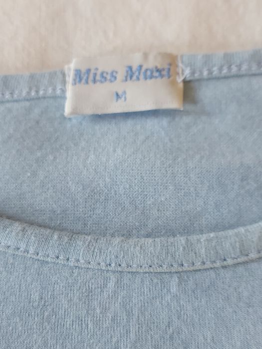T-shirt Azul Claro da Miss Maxi - Tam° M.