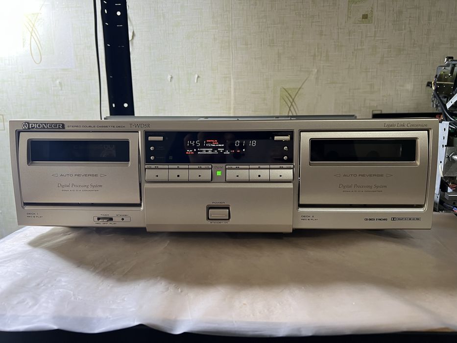 Касетна дека Pioneer T-WD5R (2 Head/100v/2000рік)