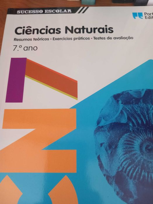 Livros de exercícios de 7º ano de ciências naturais