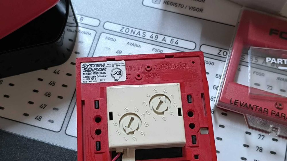 Sistema detecção incêndio Notifier