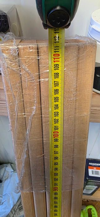 Deska ławkowa Abachi do dauny, drewno 10szt. 180cm i 5 szt. 110cm
