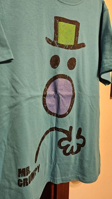Koszulka niebieska t-shirt grumpy