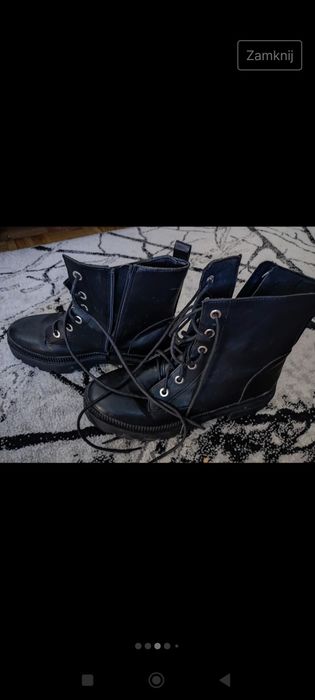 Buty damskie trapery zimowe