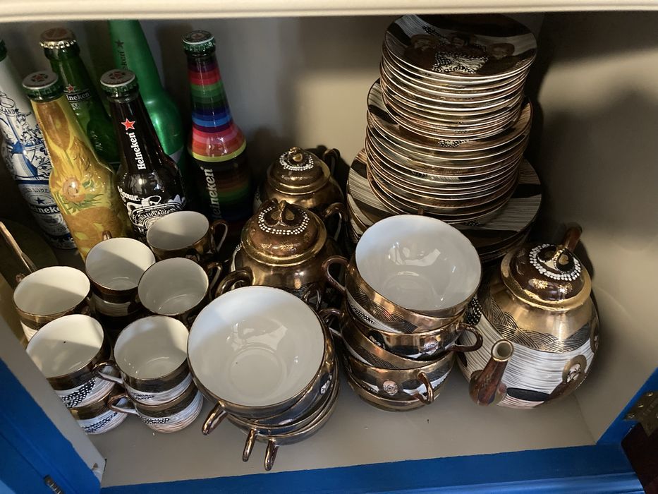 Conjunto de chá original do Japão