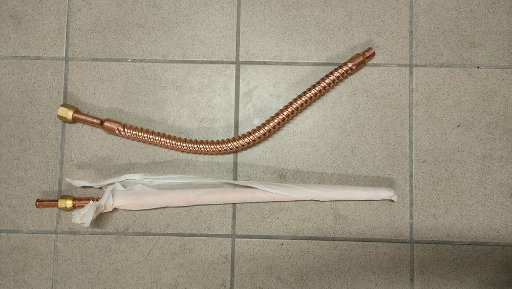 Rurki elastyczne karbowane miedź do klimatyzacji