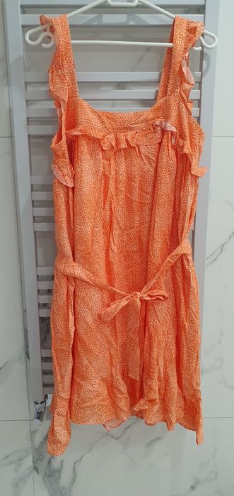 Pomarańczowa sukienka laurella 42