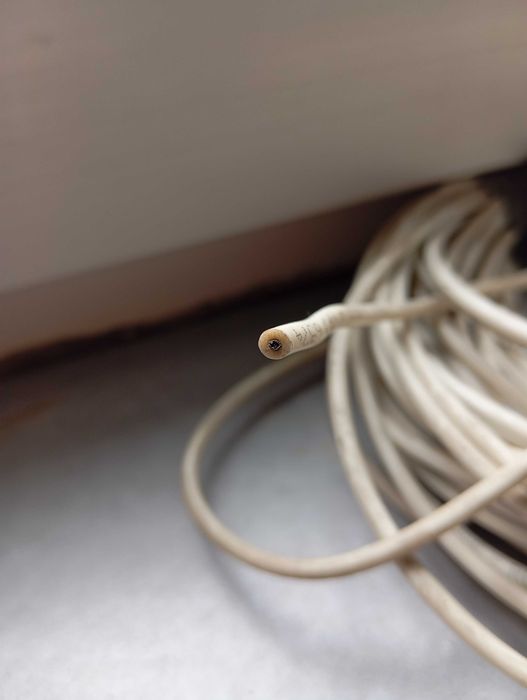 Przewód silikonowy SIF 1KV biały