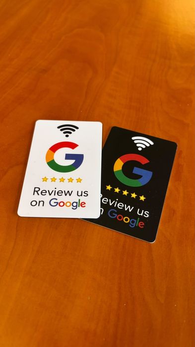 Cartões Google  NFC para negócios