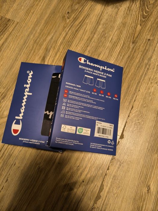 Bokserki męskie champion xl 2pak x2 komplety