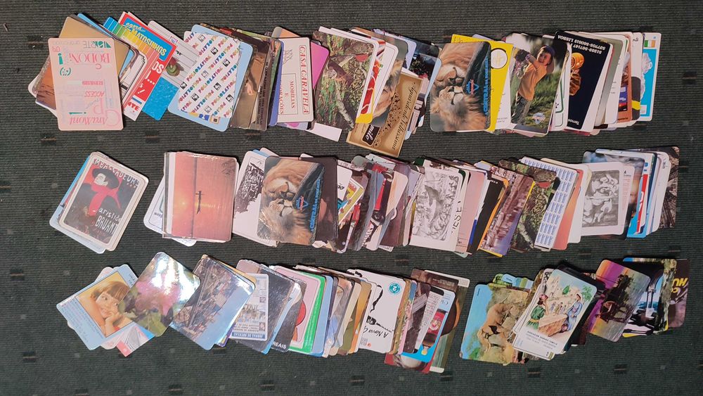 Lote 1200 Calendários Colecionáveis Diversos
