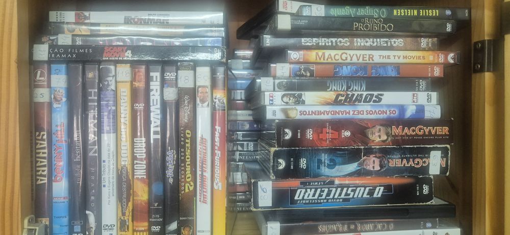 Dvd's bem estimados filmes anos 80 coleção.
