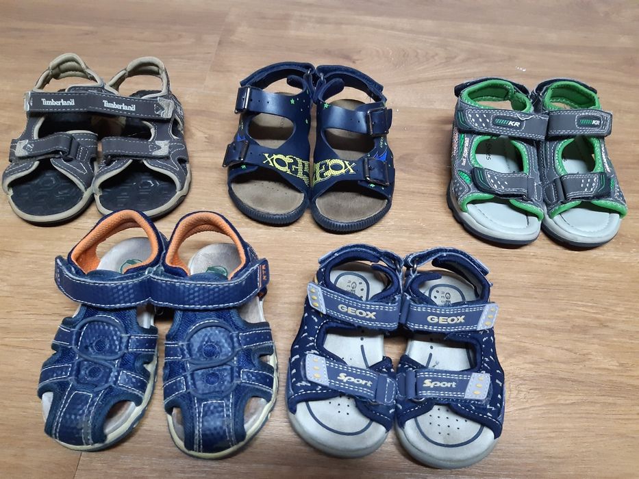 Sandálias Geox, Timberland e Naturnino, n 24 e 26