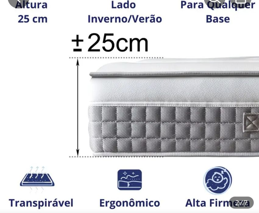 Colchão espuma de memória