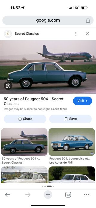 Peugeot 504 berlina peças