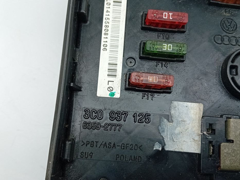 Caixa fusíveis / SAM / BSI VOLKSWAGEN Passat (3C2)
