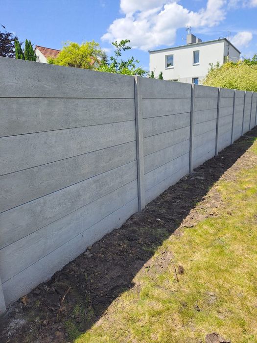 Ogrodzenia betonowe Płyty słupki