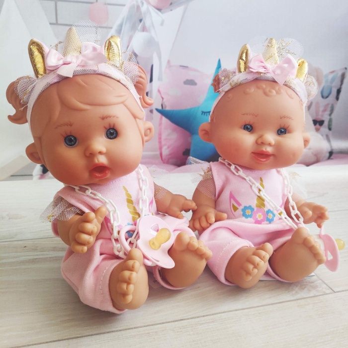 Ванильные пупсы Marina&Pau/Nines d'Onil нарядные, 26 см