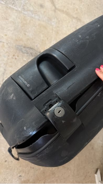 Mala de viagem preta samsonite