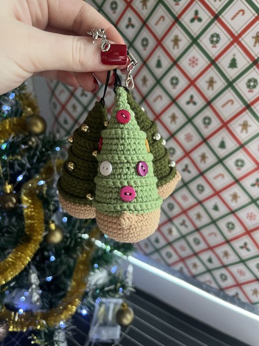 Скандинавський гном, новорічні іграшки, амігурумі