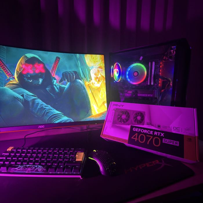 PC Gaming Ryzen 7 5800X3D | RTX 4070 SUPER | 16GB 3600MHz | SSD NVMe 1TB