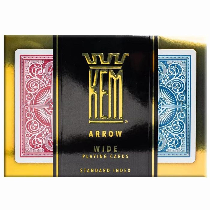 Karty Poker zestaw czerwono-niebieskie Quint etui kartonowe,70x30 mm