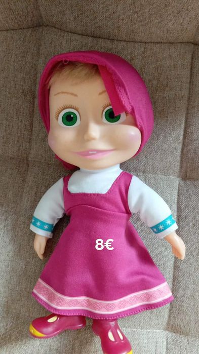 Masha e o urso, casas e peluches