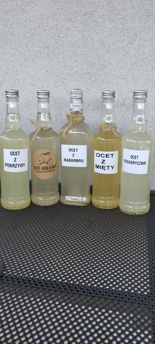 Ocet jabłkowy 4szt niepasteryzowany